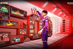 今晚,门将颜骏凌完成代表上海海港出战各项赛事的第500场里程碑